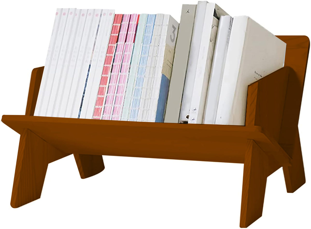 Fox Claw Wood Bookcase in Living Room/Home/Office, Desktop Book Shelf Organizer Bookshelves Storage