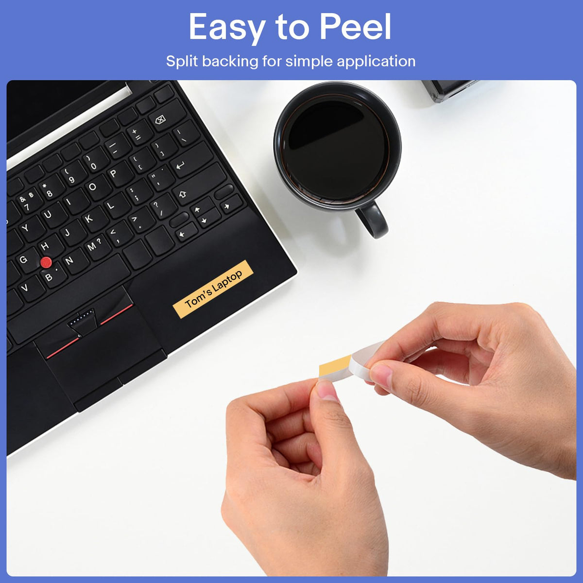 GREENCYCLE Compatible for Brother P-Touch TZe-831 TZ-831 Label Maker Tape 12mm 0.47 Laminated TZe