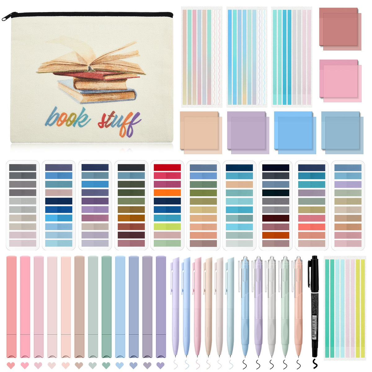 Trandraft Book Annotation Kit, Bible Study Journaling Kit, Square