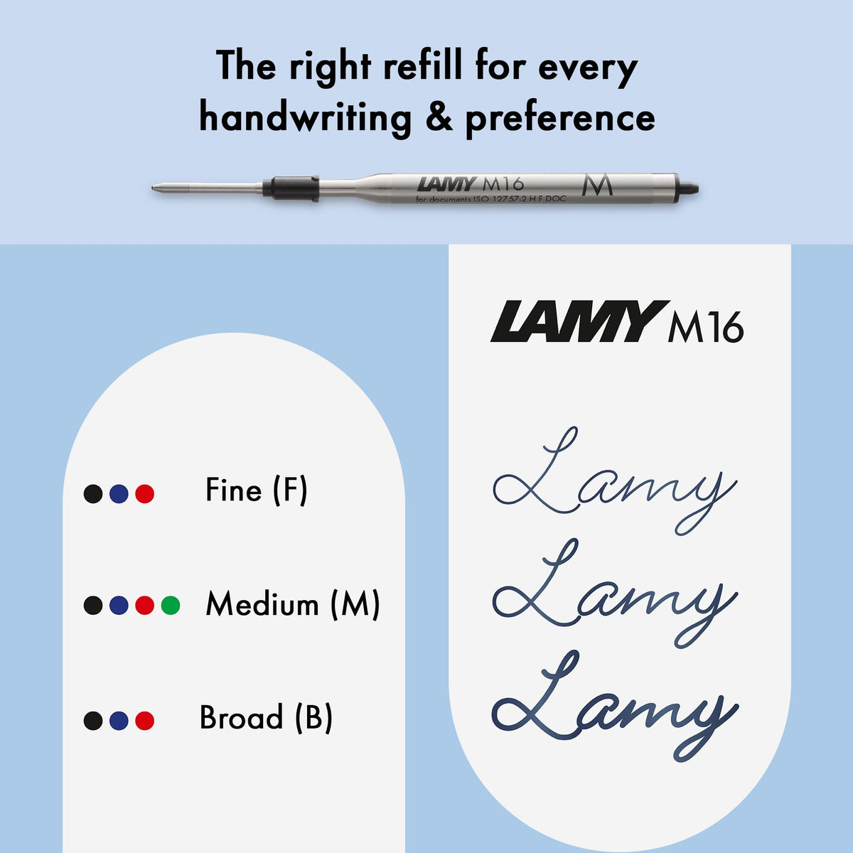 Lamy logo brushed - Ballpoint Pen in an elegant & robust stainless steel case - line width M