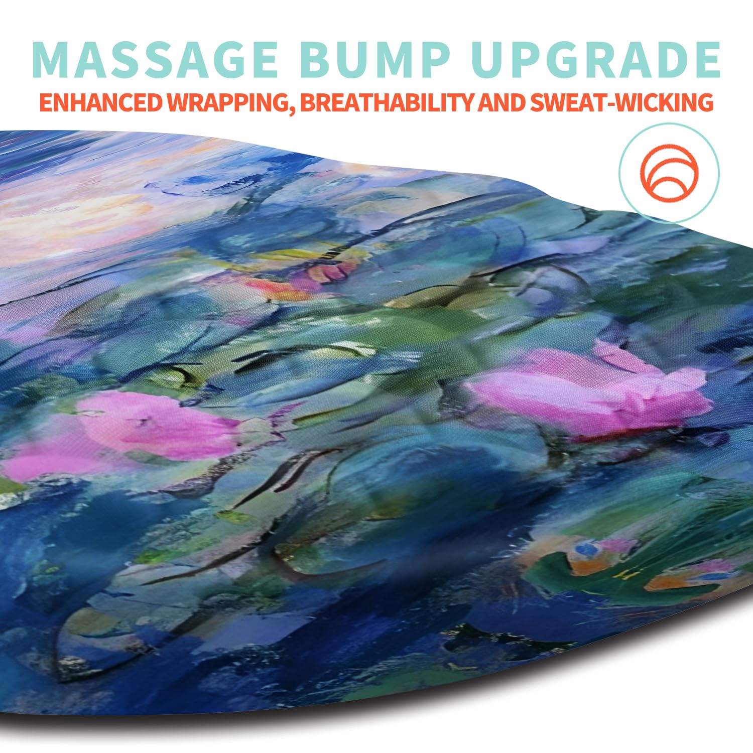 Kuosgm Ergonomic Mouse Pad Wrist Support with Memory Foam Massage Bulge, Carpal Tunnel Pain Relief