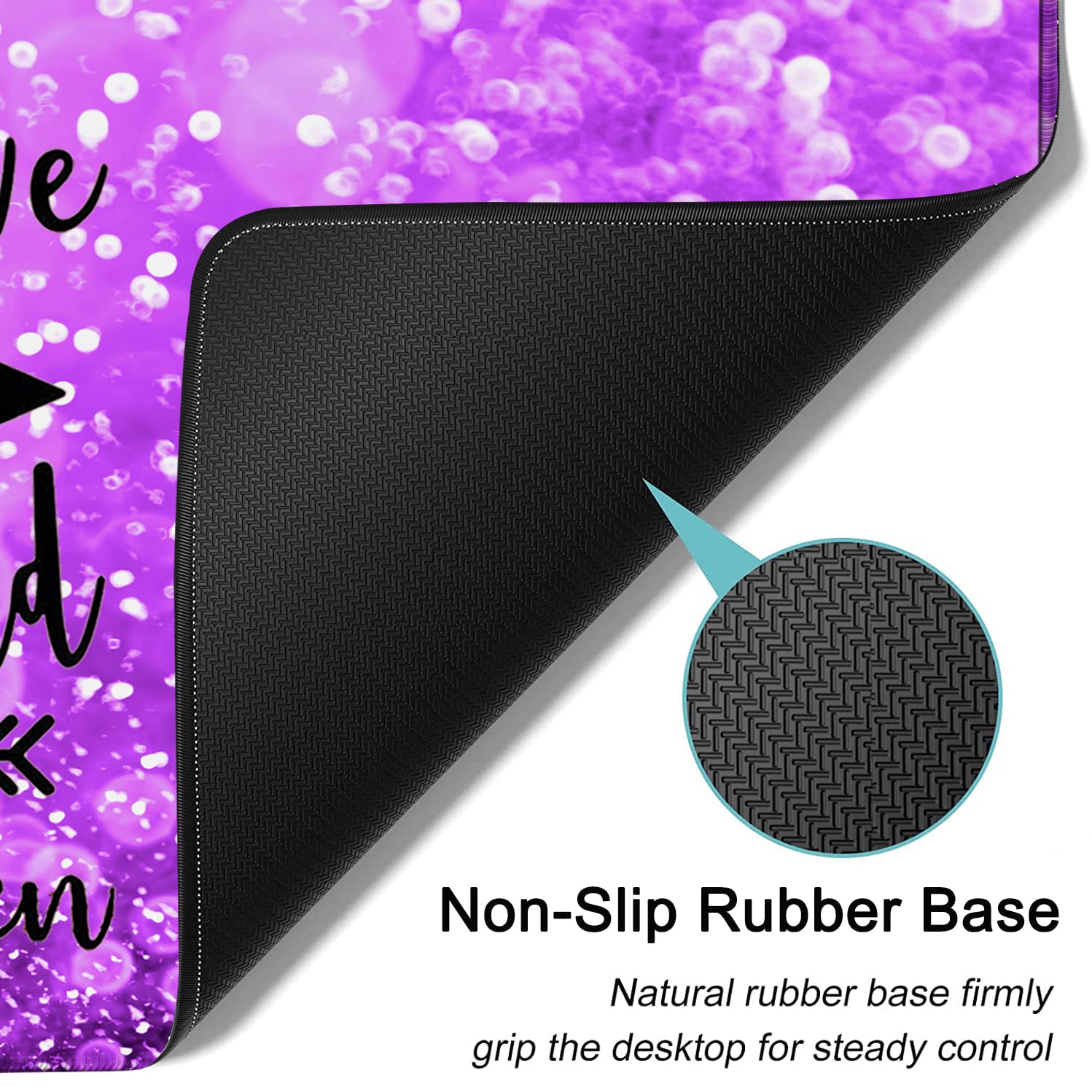Large Mouse Pad, Extended Office Desk Pad 31.5x11.8in, Ergonomic Memory Foam Mouse Wrist Rest