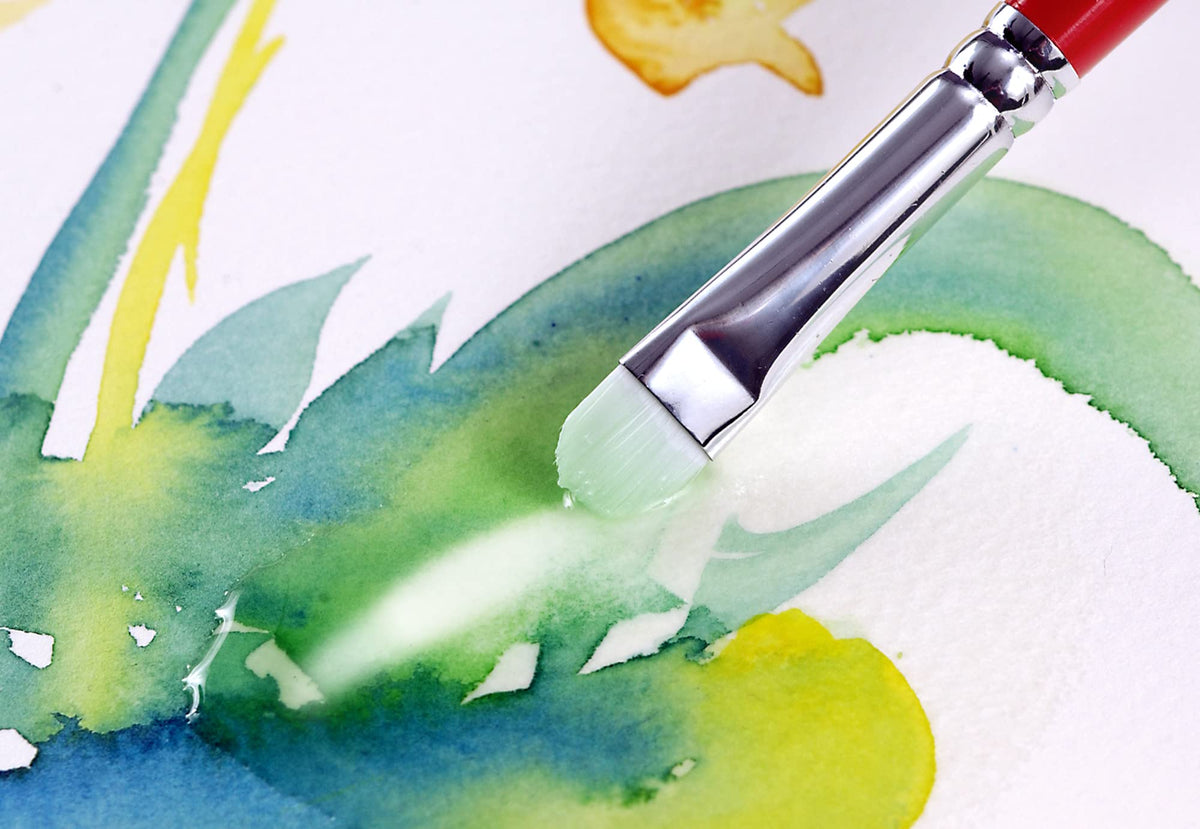 Creative Mark Scrubber Watercolor Brushes - Professional Watercolor Brushes for Scrubbing