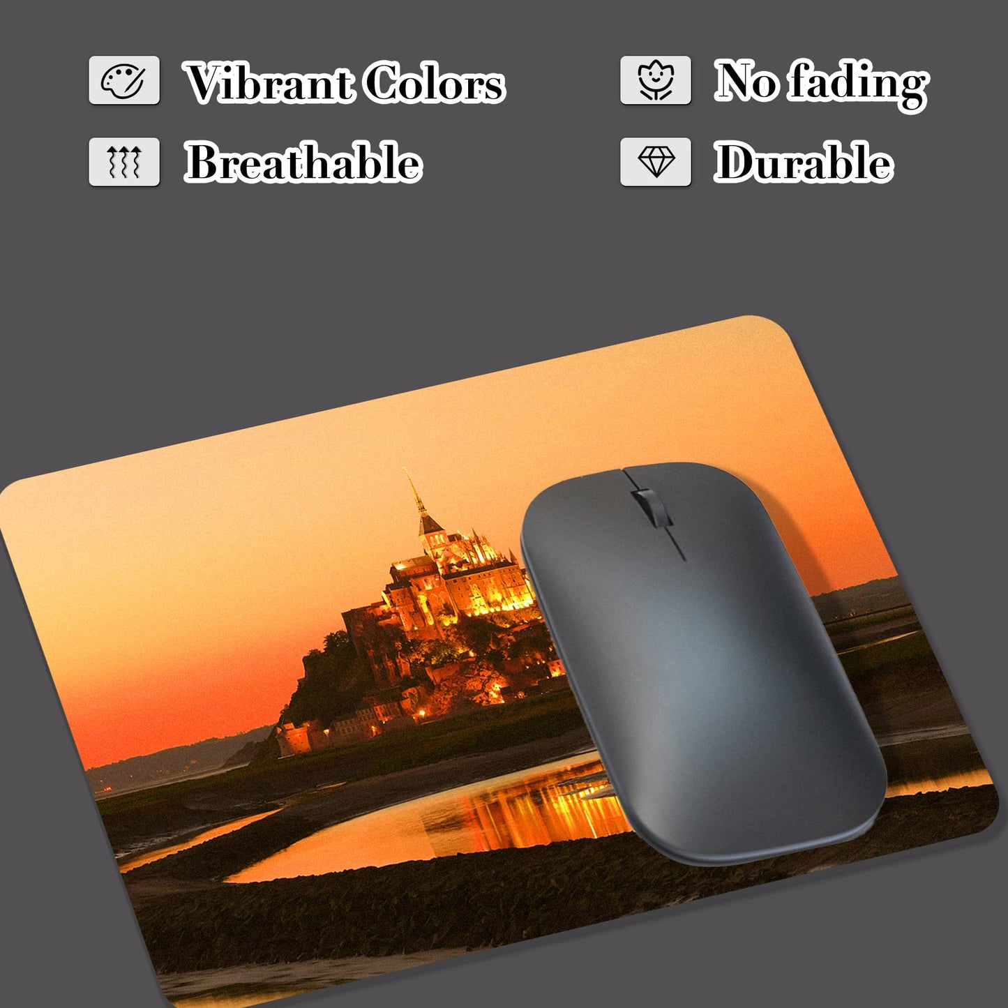 A-SUB Sublimation Mouse Pad Blank 3mm, 11 Pcs, 9.4x7.9x0.12 Inches