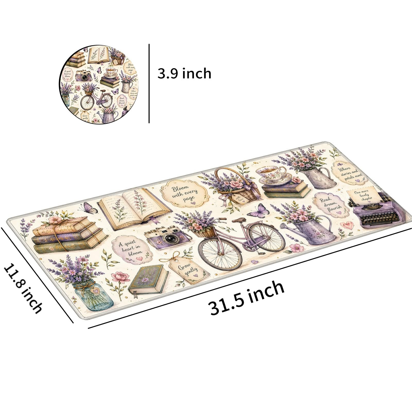 Desk Mat Large Gaming Mouse Pad + Coaster