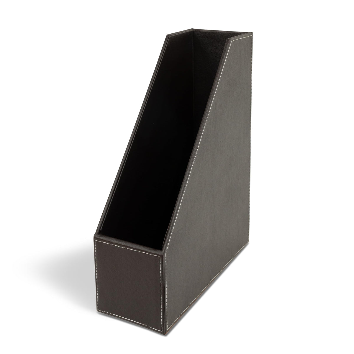 OSCO Faux Leather Magazine Rack