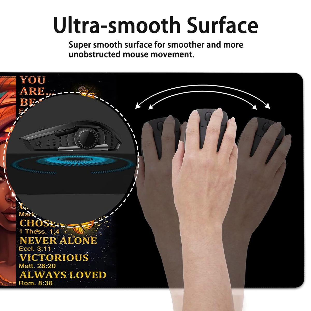 Large Mouse Pad, 31.5 x 11.8in Extended Gaming Mouse Pad with Stitched Edges,XXL Mousepad Protector