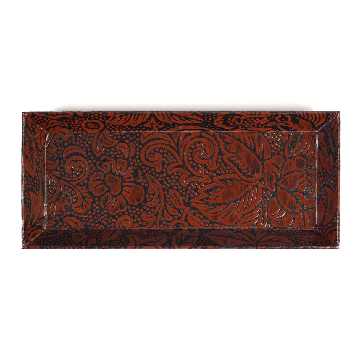 urushi Paper Pen Tray Brown