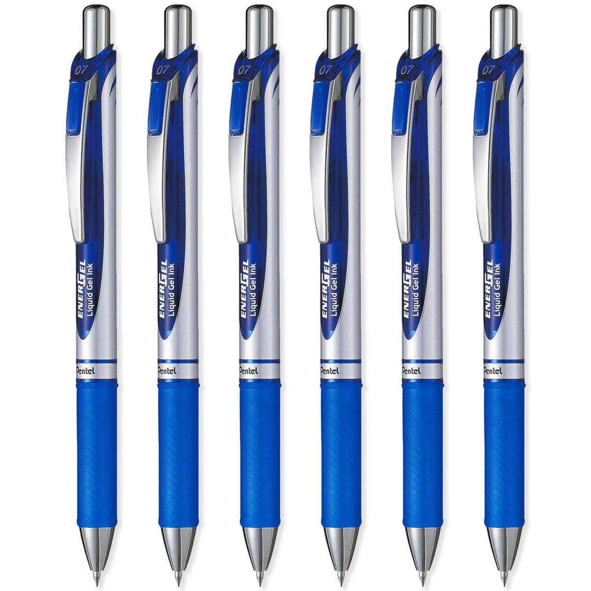 Pentel EnerGel XM BL77 - Retractable Liquid Gel Ink Pen - 0.7mm - 54% Recycled - Clam Pack Gift Set