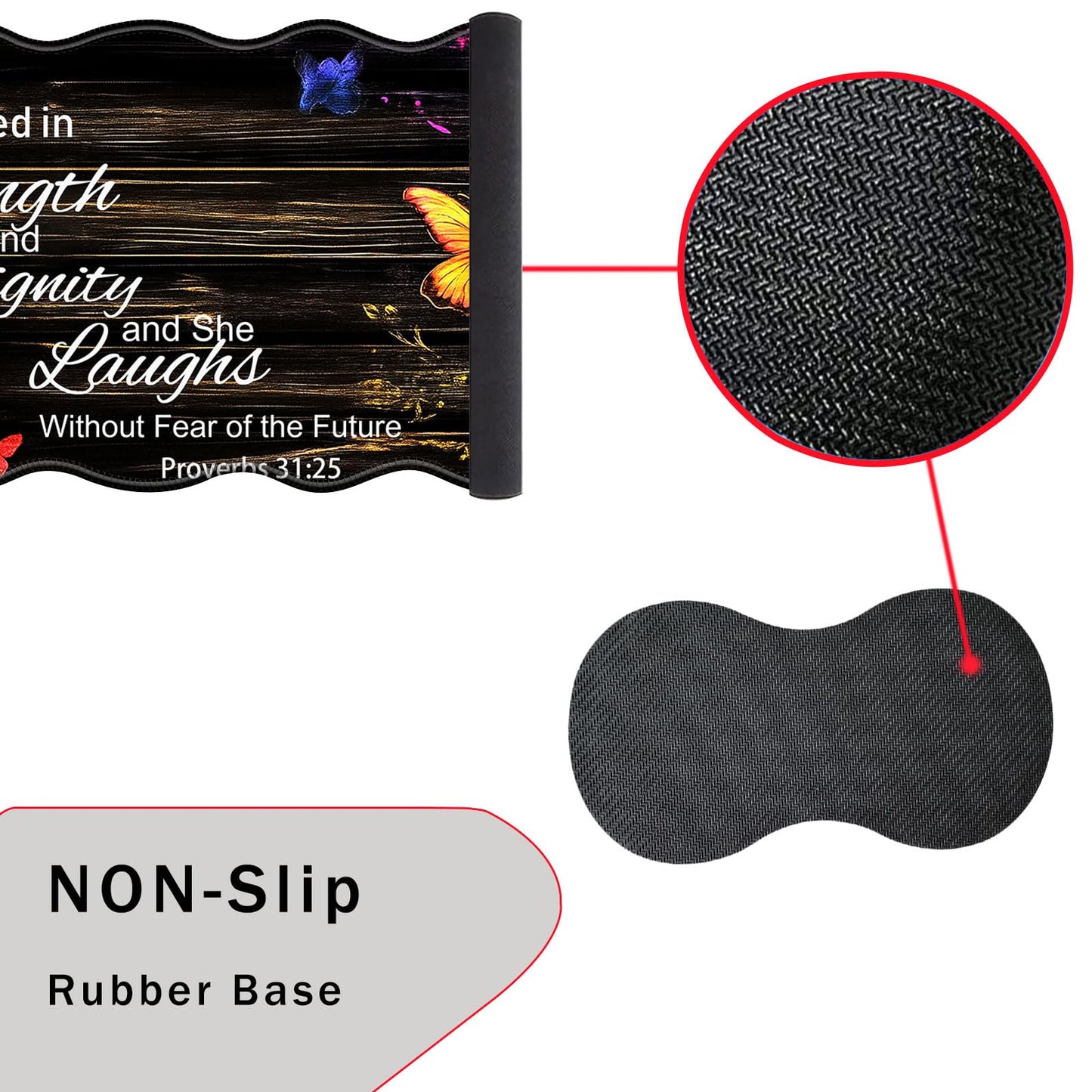 CICPLKSE Mouse Pad with Wrist Support + Desk Mat + Coaster 3 in 1 Set, XL Large Gaming Mousepad