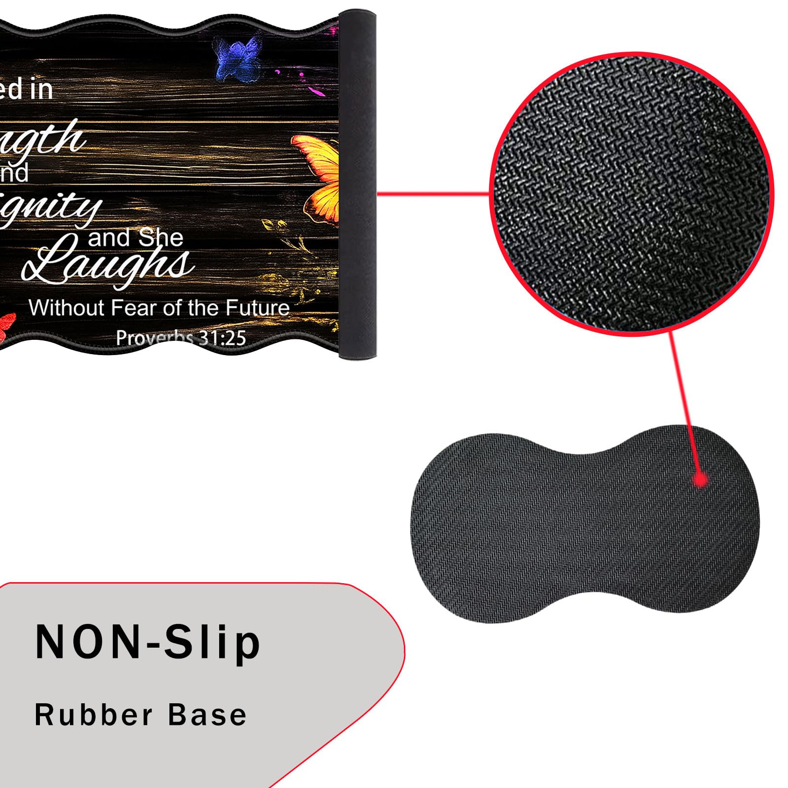 CICPLKSE Mouse Pad with Wrist Support + Desk Mat + Coaster 3 in 1 Set, XL Large Gaming Mousepad