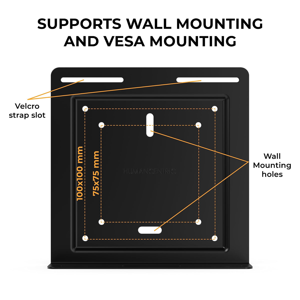 HumanCentric Universal Wall & VESA Mount, Adjustable Strap