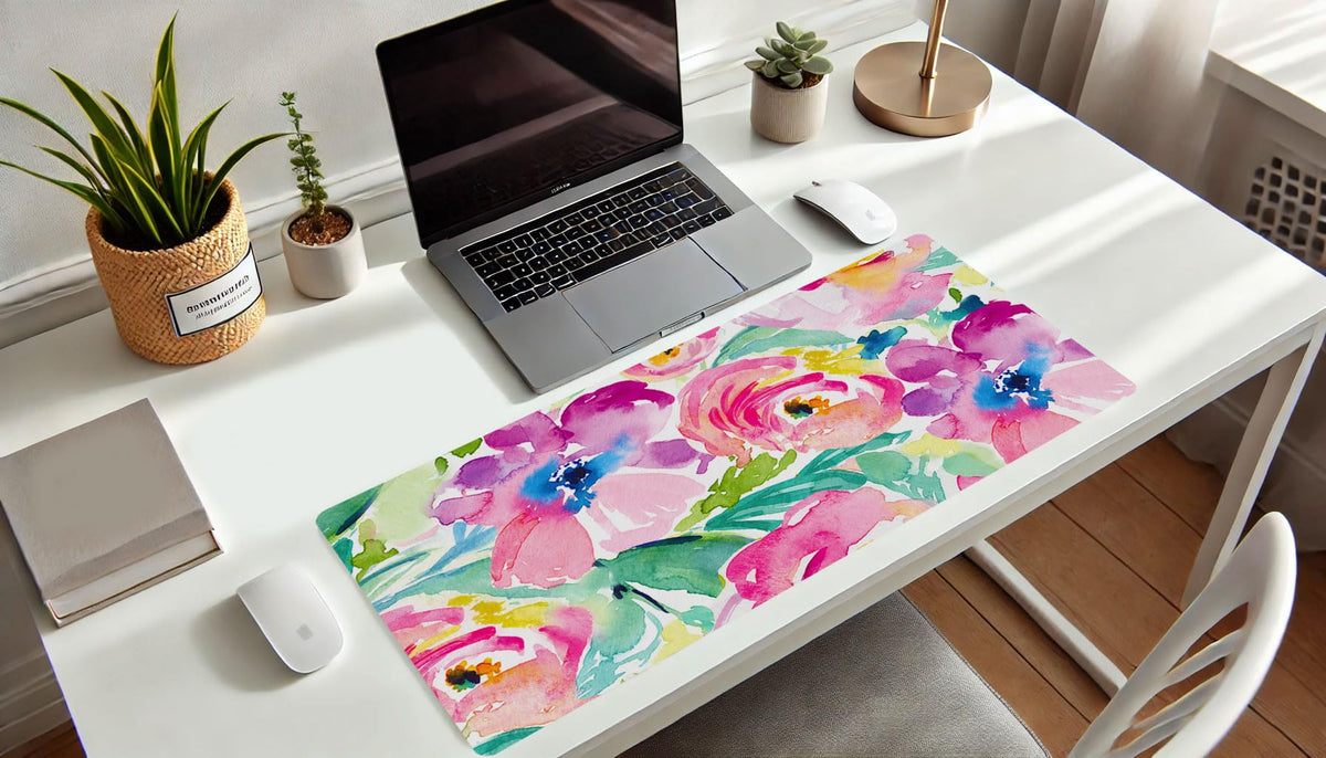 French KOKO Large Mouse Pad Desk Mat Desk Pad Keyboard School Essentials Office Decor Big Extended