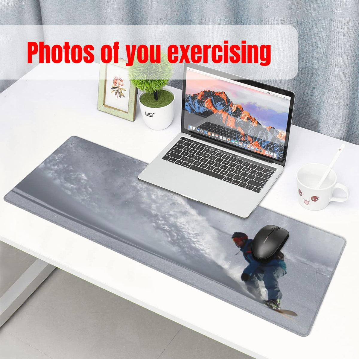 Custom Mouse Pad with Printing of Your Own Photo Image Logo Text Customized Personalized Mousepad