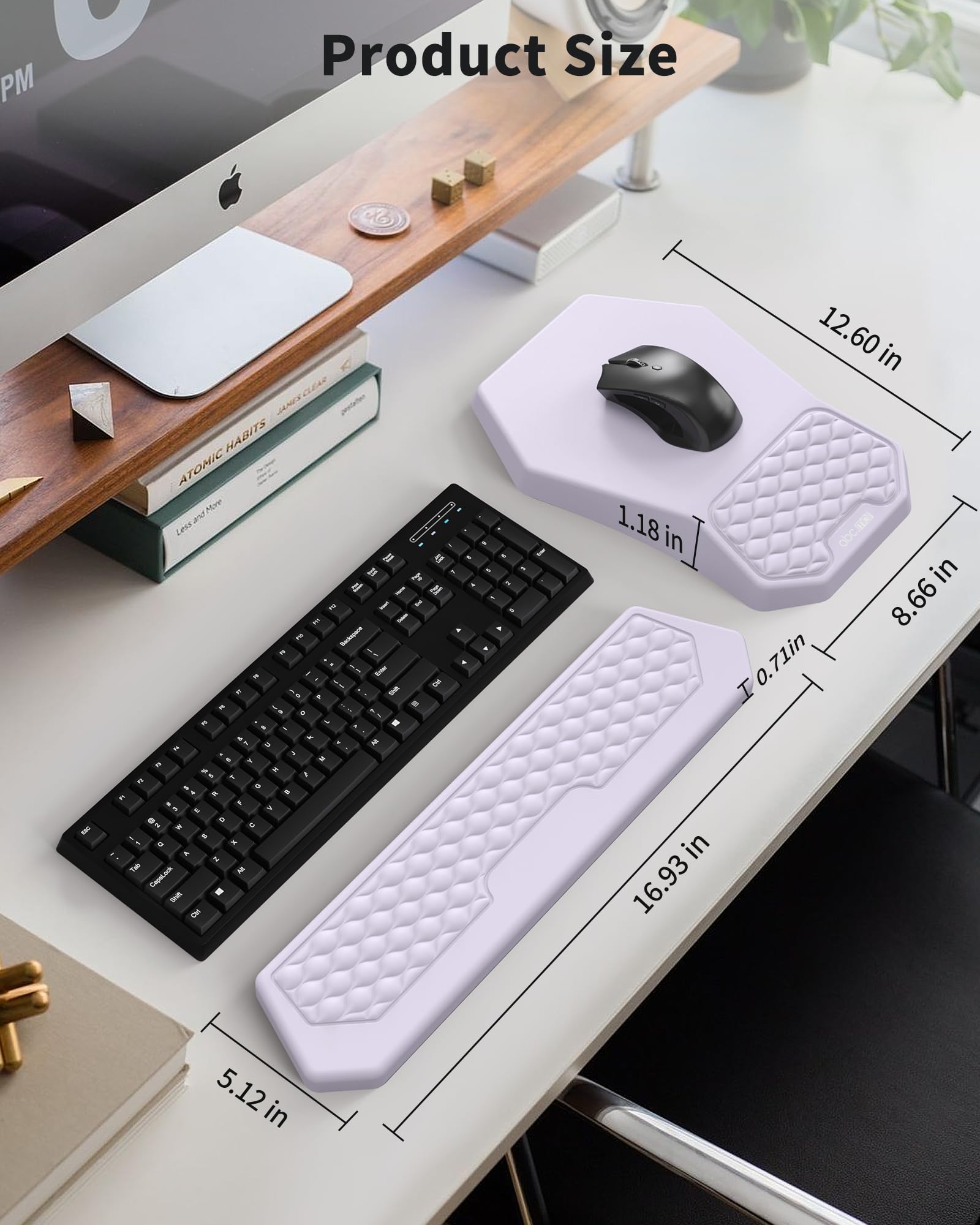 Ergonomic Mouse Pad Wrist Rest Support