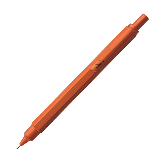 Rhodia RHODIA SCRIPT cf9298 Mechanical Pencil, 0.5mm, Hex Shaft, Aluminum Body, Hairline Finish