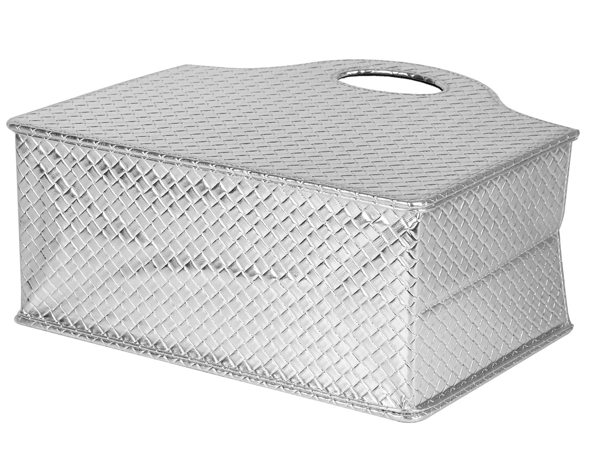 HofferRuffer Magazine Basket Holder, Foldable Magazine Rack, Document File Holder Organizer, File