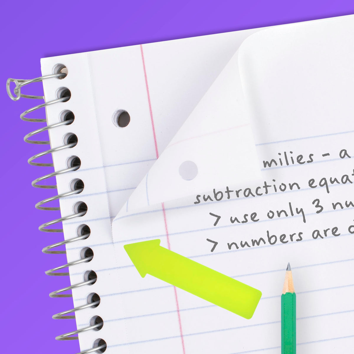 Mead Spiral Notebook, 1 Subject, Wide Ruled Paper, 8" x 10-1/2", 70 Sheets, Selected Colors Will