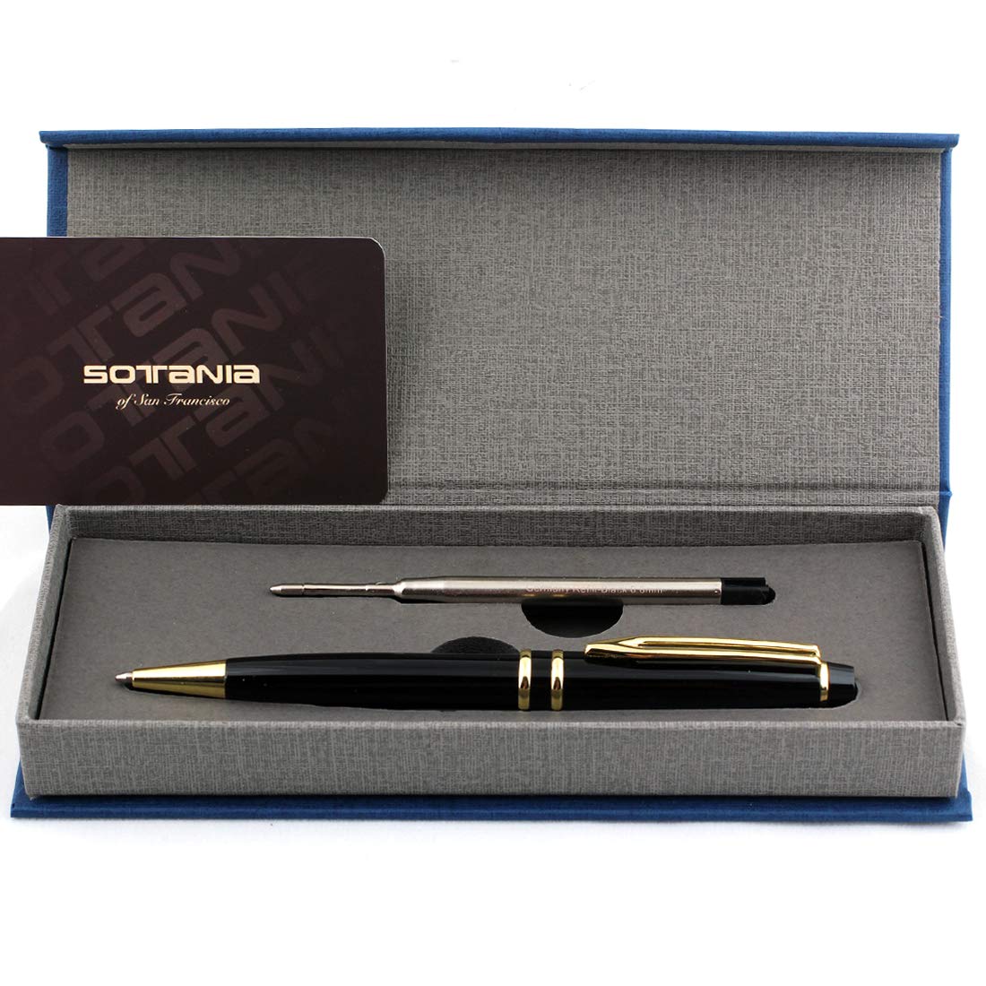 Sotania Free Engraving - Personalized Roller Ballpen, Ballpoint pen, Refillable Pens, Retractable