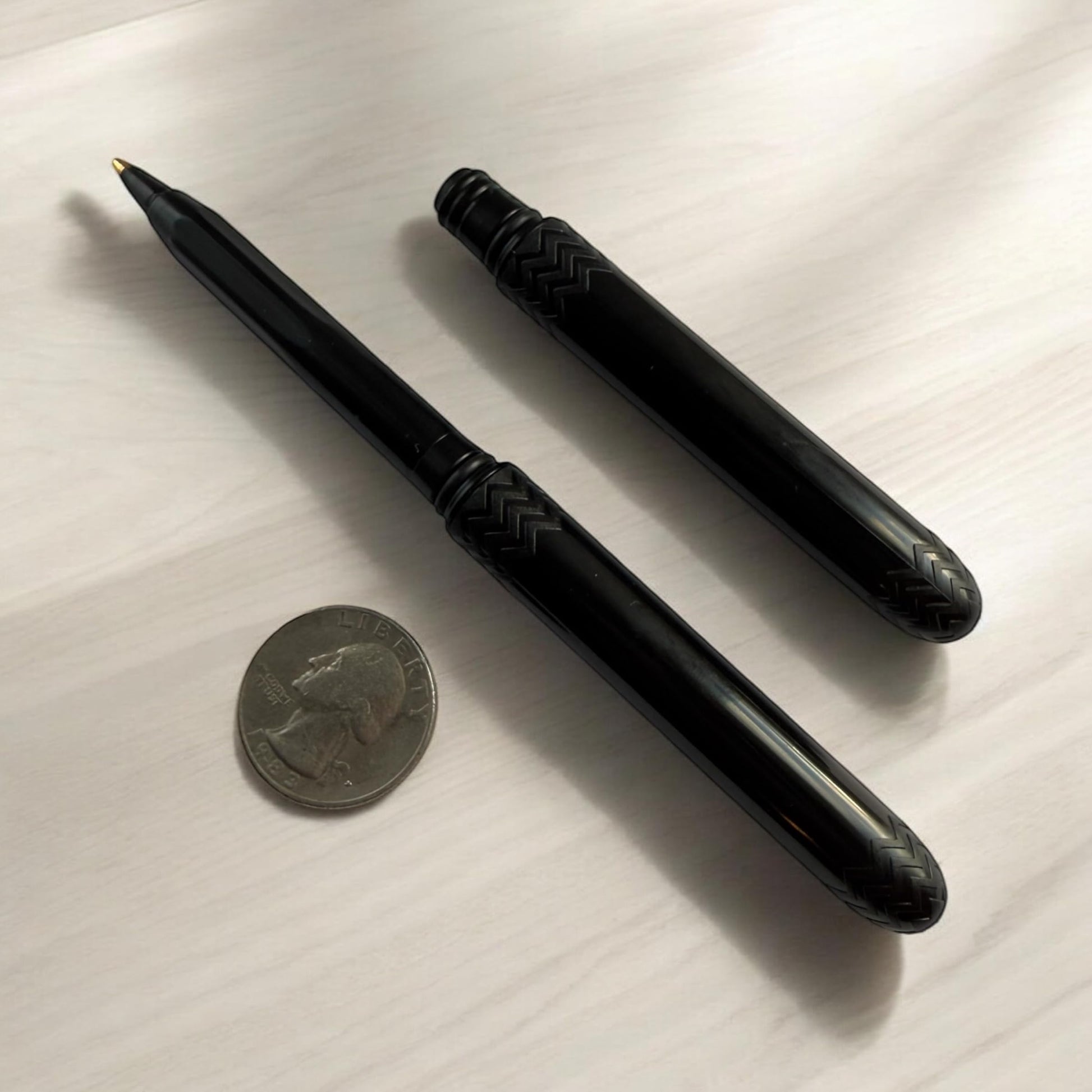 The USA Made Pocket Pen – 8 Pack – compact, affordable, lightweight, EDC black ink ballpoint pen