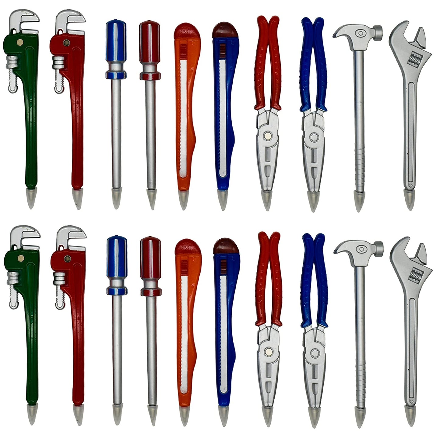Maydahui 20 PCS Hardware Hand Tool Ballpoint Pens 0.5 mm Black ink