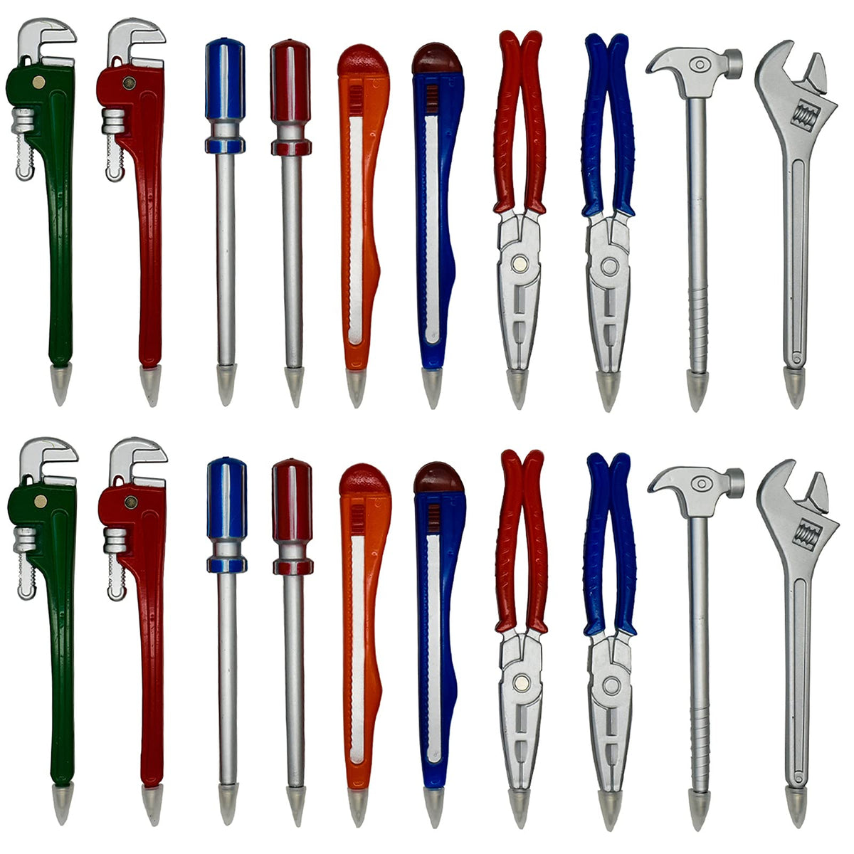 Maydahui 20 PCS Hardware Hand Tool Ballpoint Pens 0.5 mm Black ink