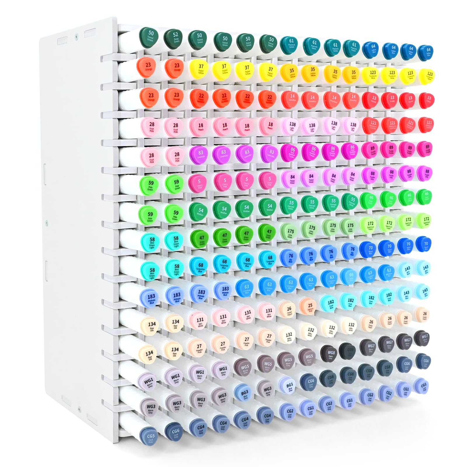 LOSADY Marker Organizer, 210-Slot Marker Holder with Adjustable Dividers
