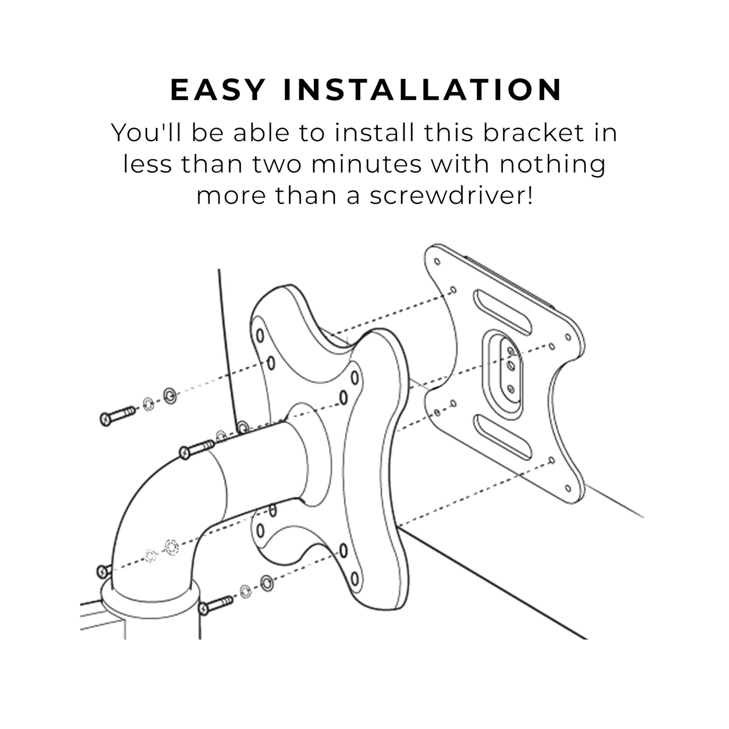 HumanCentric VESA Mount Adapter Compatible with MSI Optix Monitors