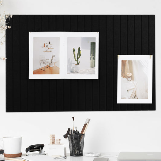 Felt Bulletin Board 35" x 24" - Stylish Cork Board Alternative & Wall Decor
