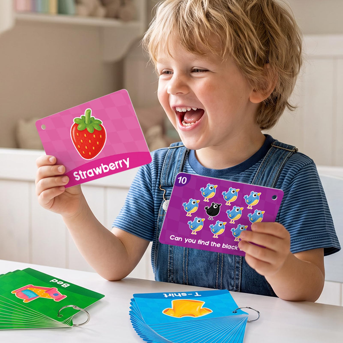 141 Ultra Thick Baby Flash Cards,Play Games First Words Toddler Flash Cards