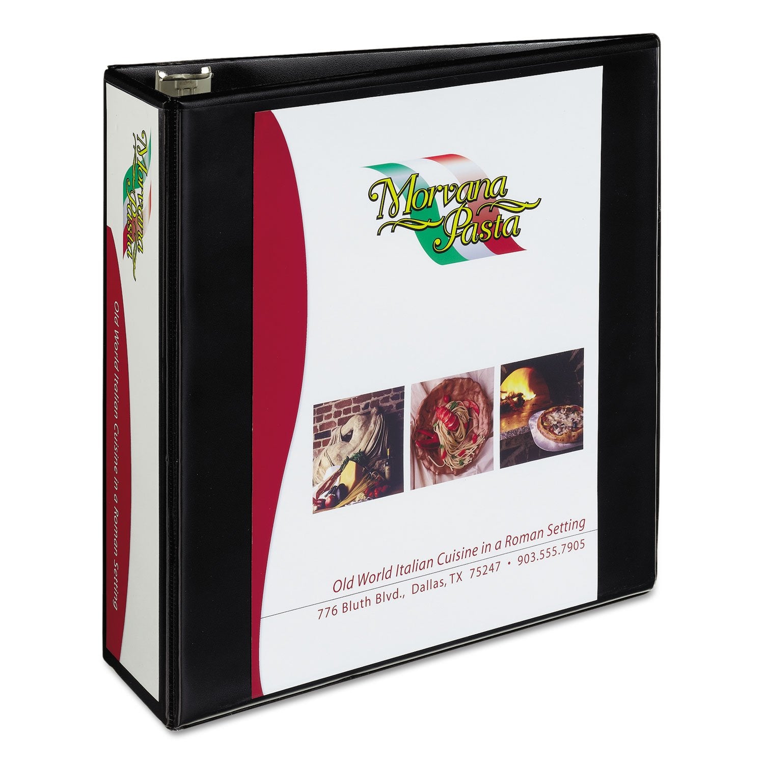 Avery® Heavy-Duty View 3 Ring Binder, 3" Slant Rings, 1 Black Binder