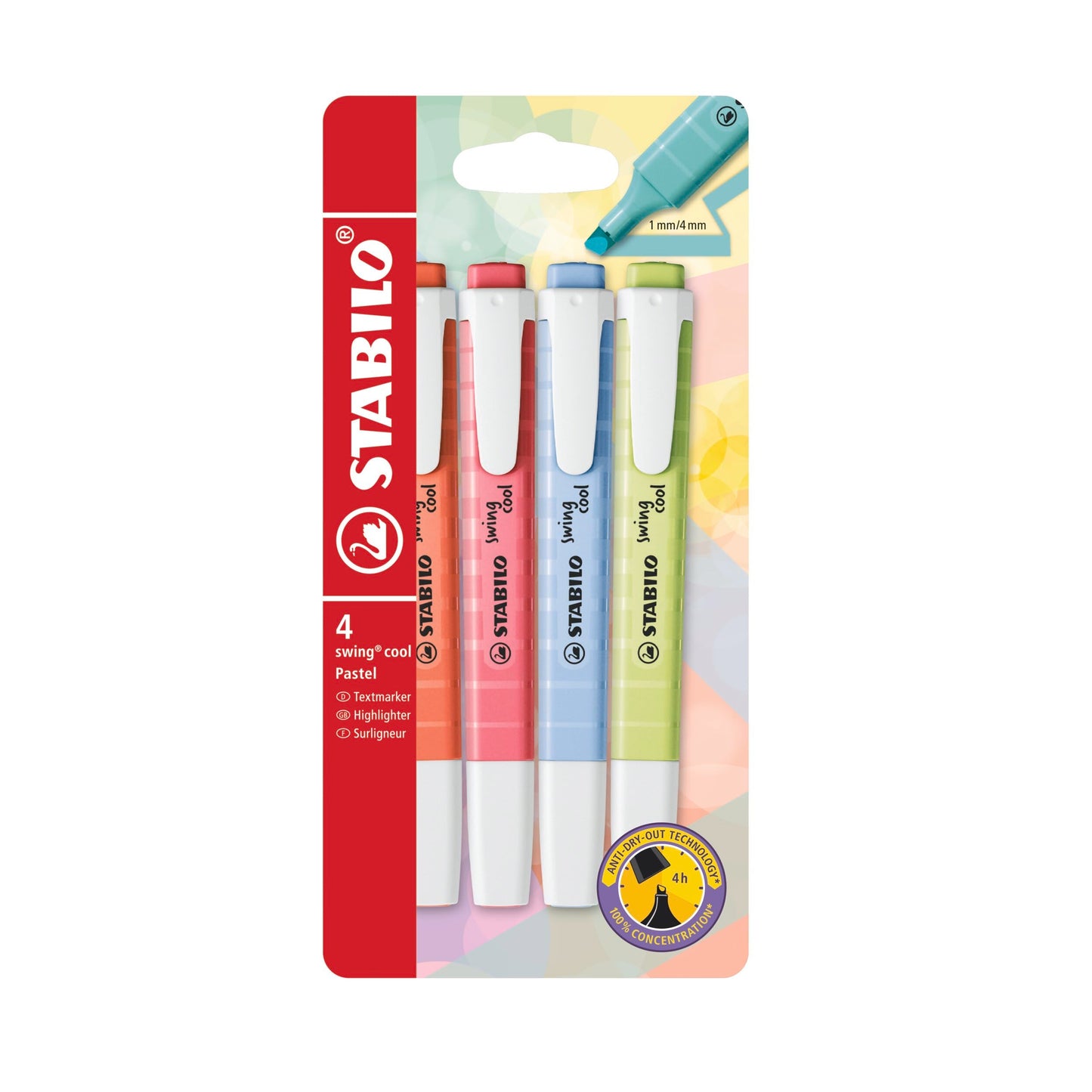 STABILO highlighter swing cool Pastel