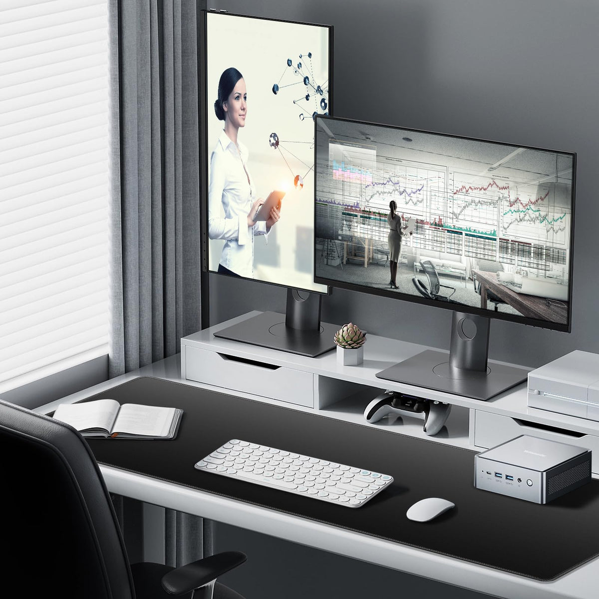 Canjoy Large Desk Mat, 47.2"x15.7" Full Size Desk Pad Big Computer Mousepad