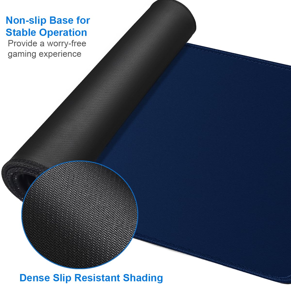 Large Mouse Pad, 31.5x15.7 inch Large Extended Computer Keyboard Mouse Mat, Water Resist Non-Slip