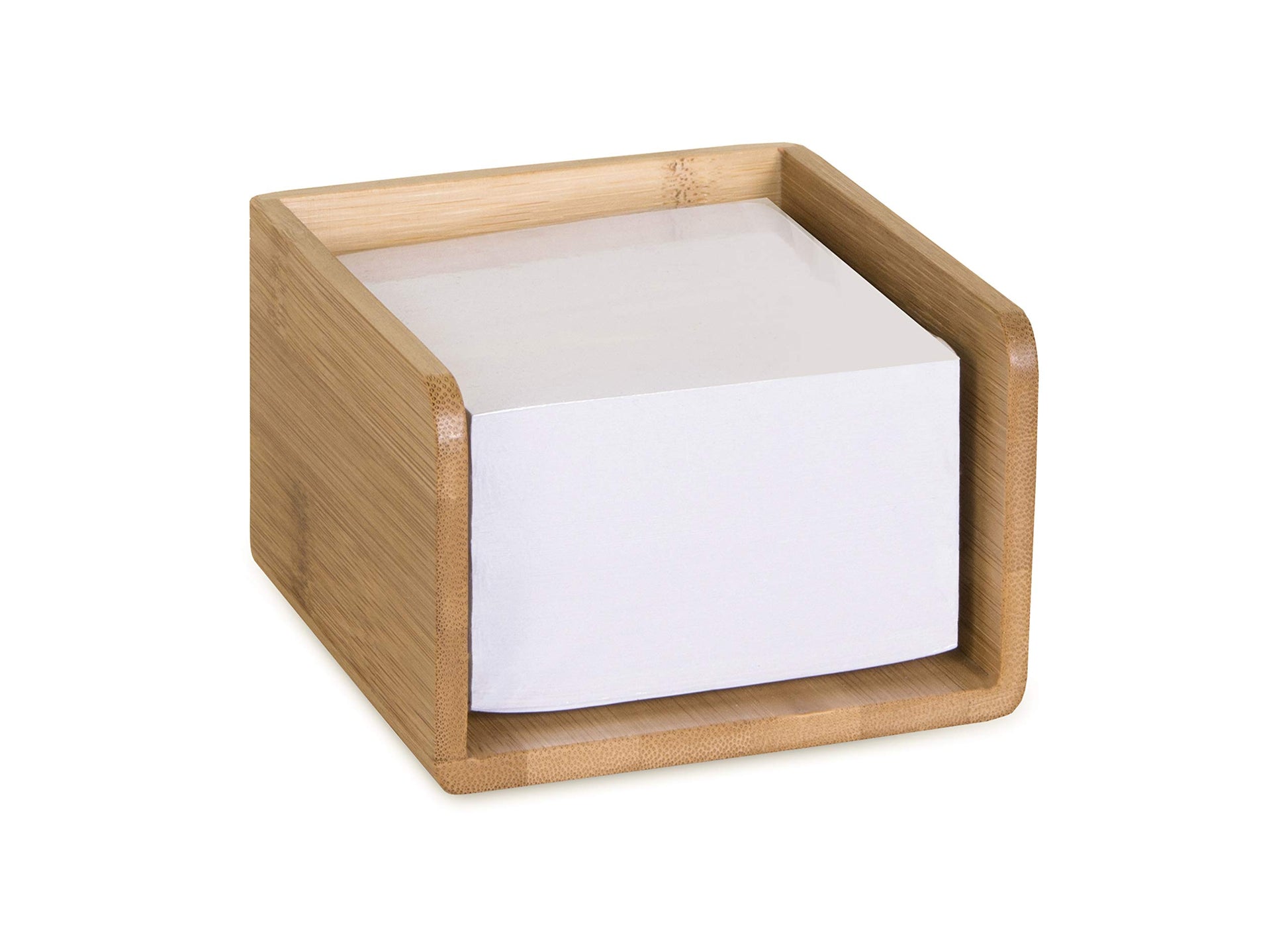 OSCO Bamboo Memo Pad Holder with 500 Sheets of Paper, BAM-MP1