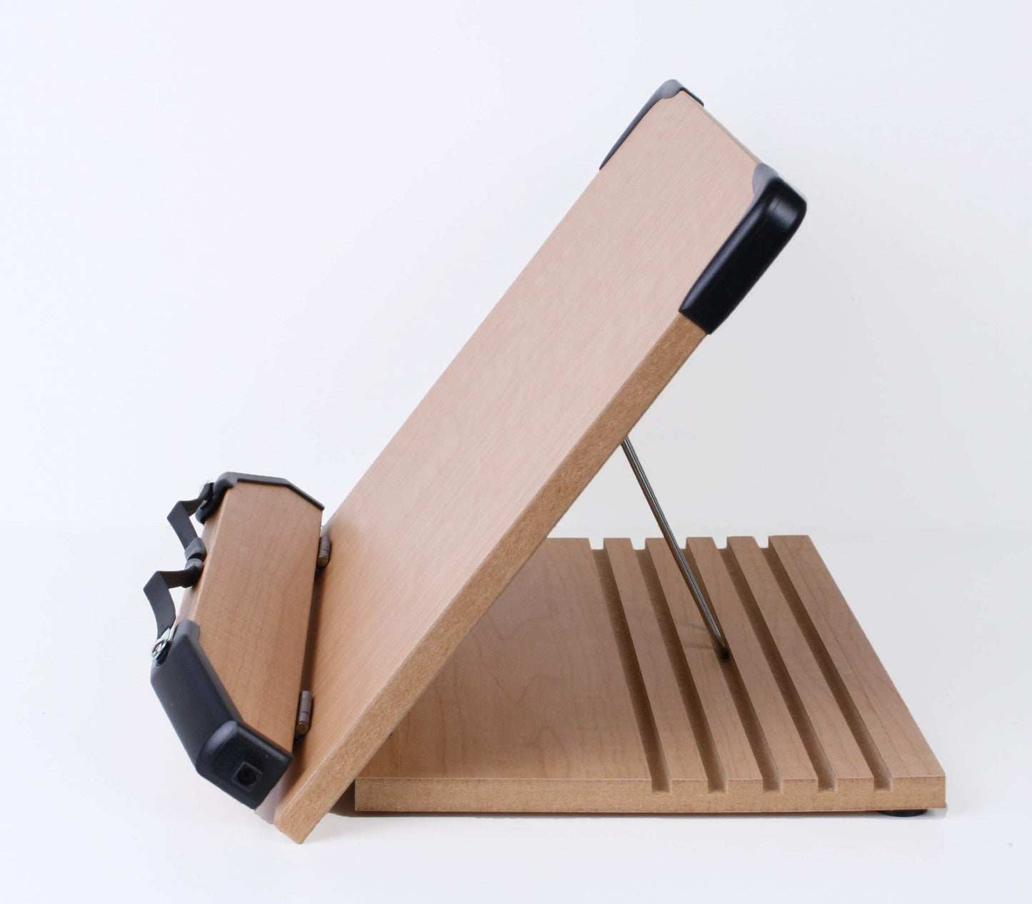 A+ Book Stand BS1500 11.8x8.5 Portable Adjustable Foldable Bookstand Holder for Reading Hands Free