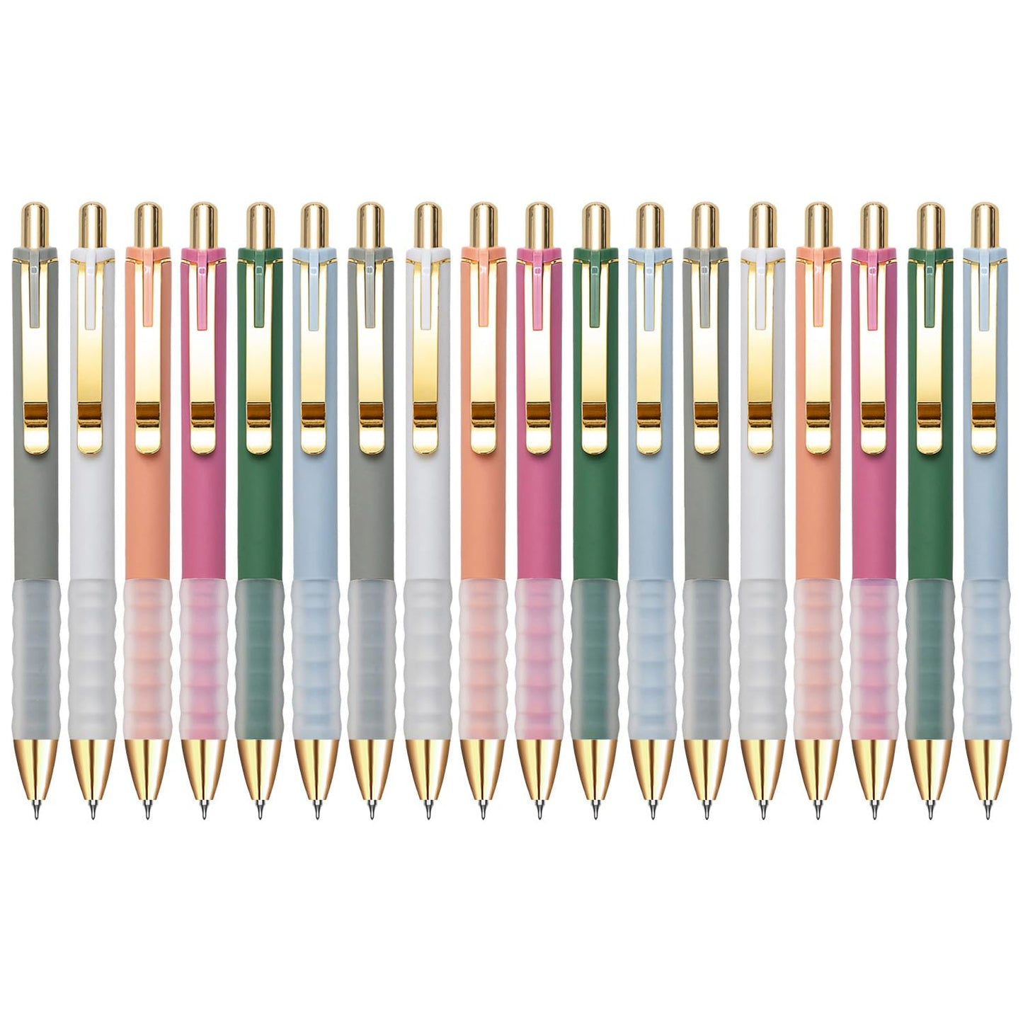 Linbsunne Gel Pens Black Ink Pen 0.5mm Fine Point, 18-count
