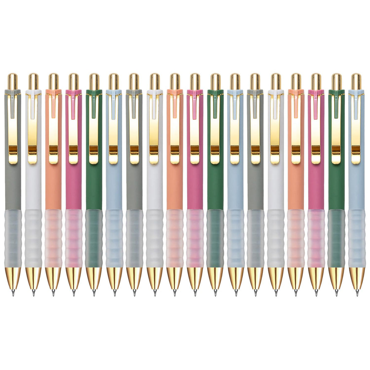 Linbsunne Gel Pens Black Ink Pen 0.5mm Fine Point, 18-count