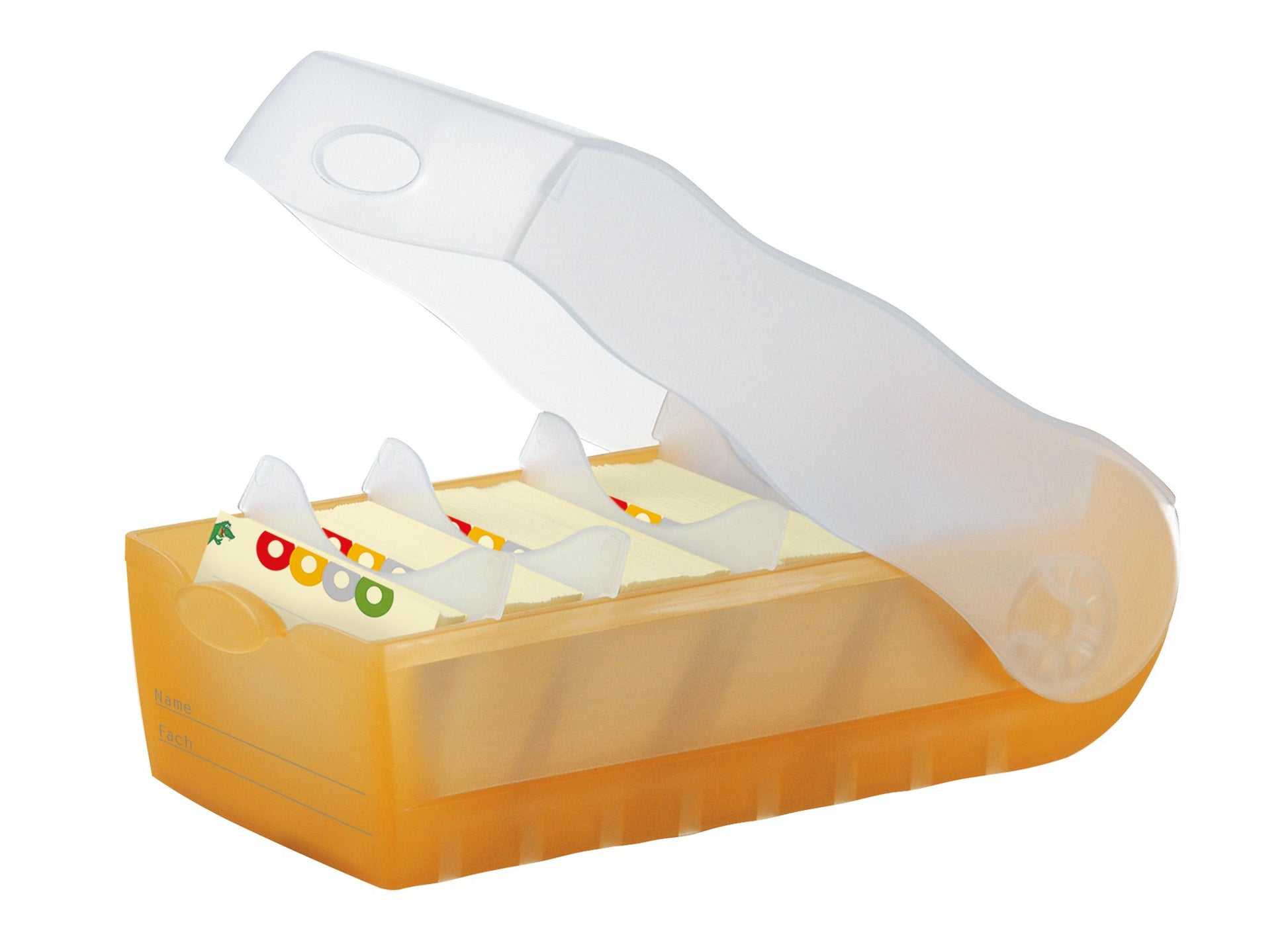 HAN 997-613, Croco Flashcard Index Box. for Learning Vocabulary in an Ingeniously Simple Way, A7