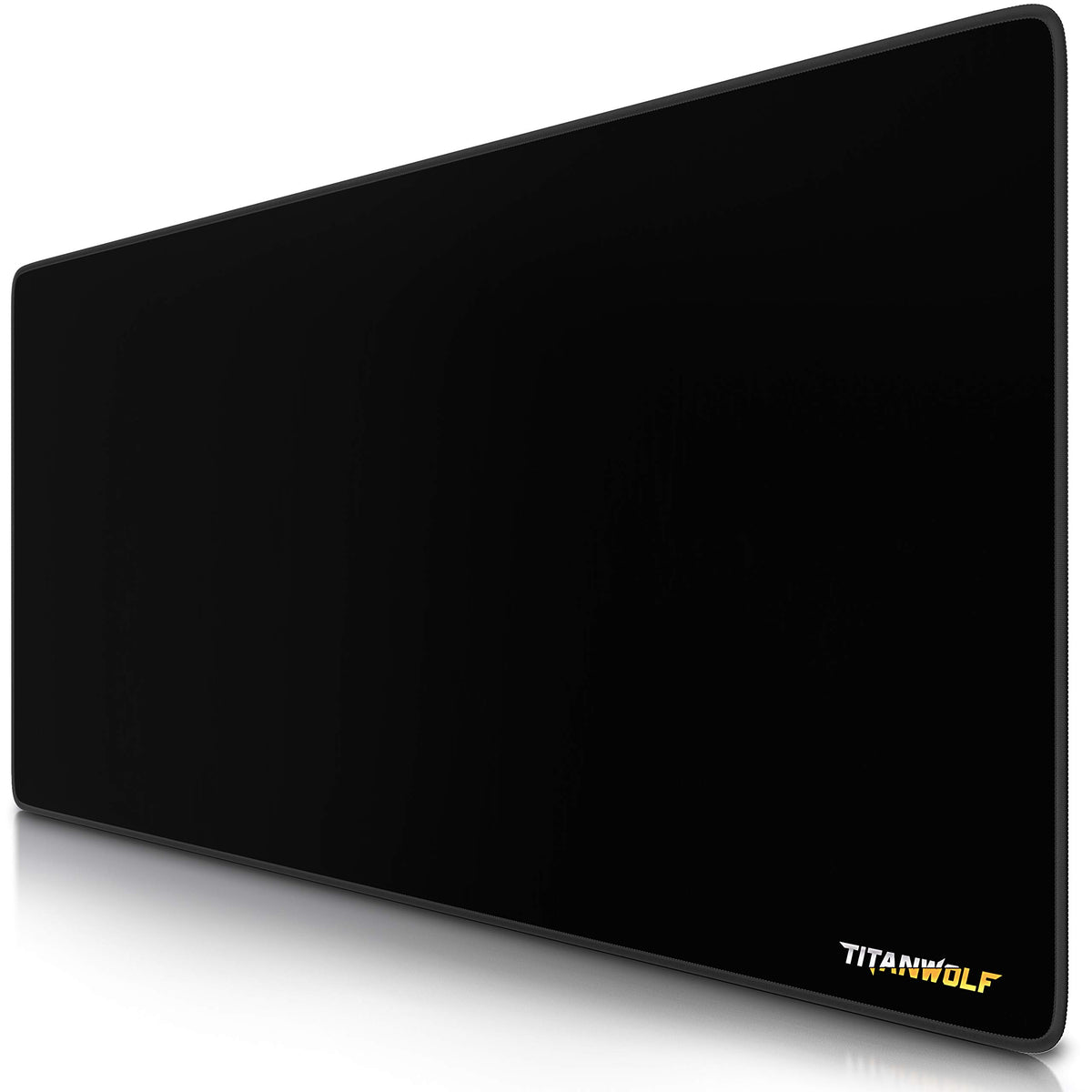 CSL - XXL Gaming Mouse Pad - Yellow Stroke Design - 35 x 16 inches - Extra Large Office Mouse mat