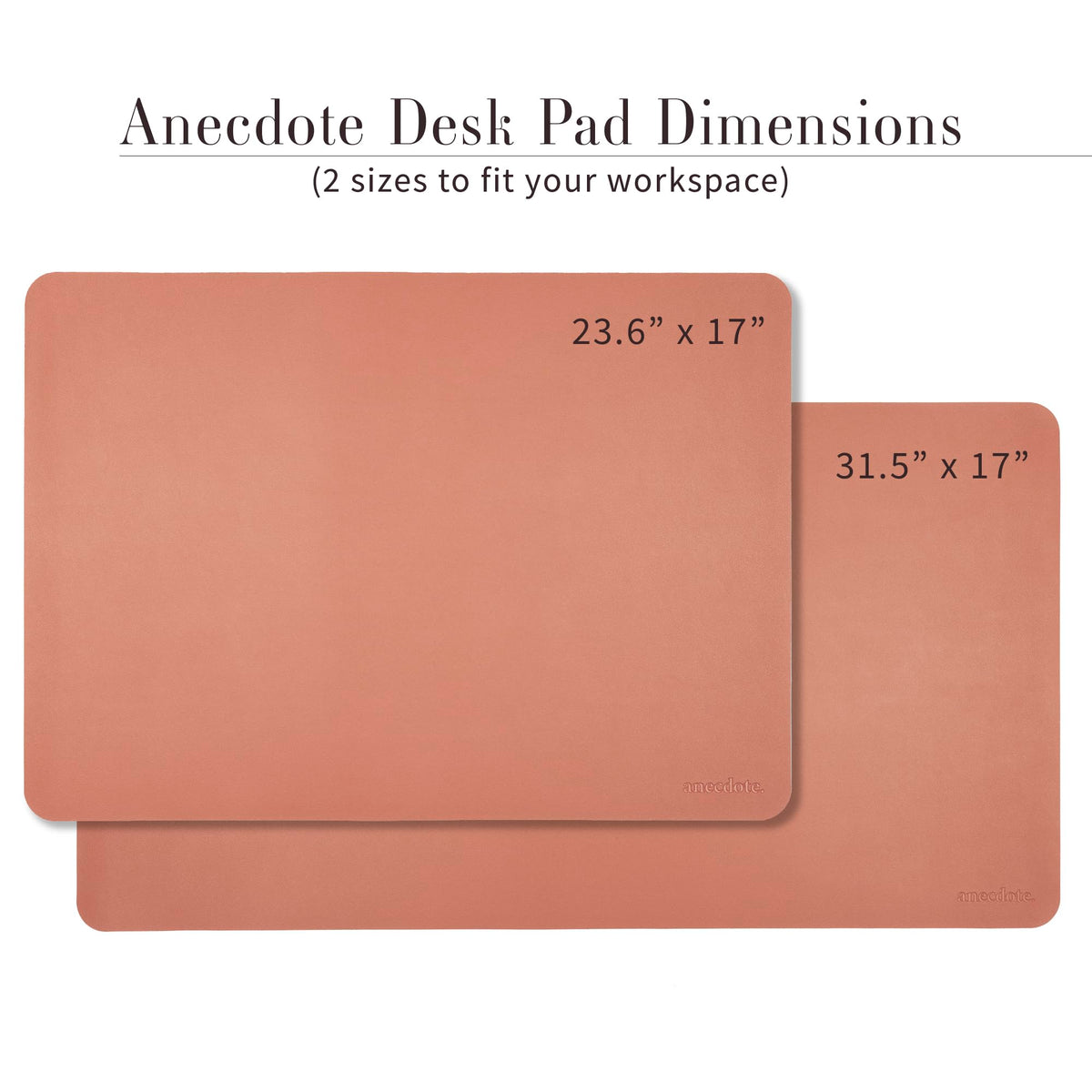 Anecdote Office Desk Pad Mat, Large Keyboard & Mouse Pad, Home Desk Blotter