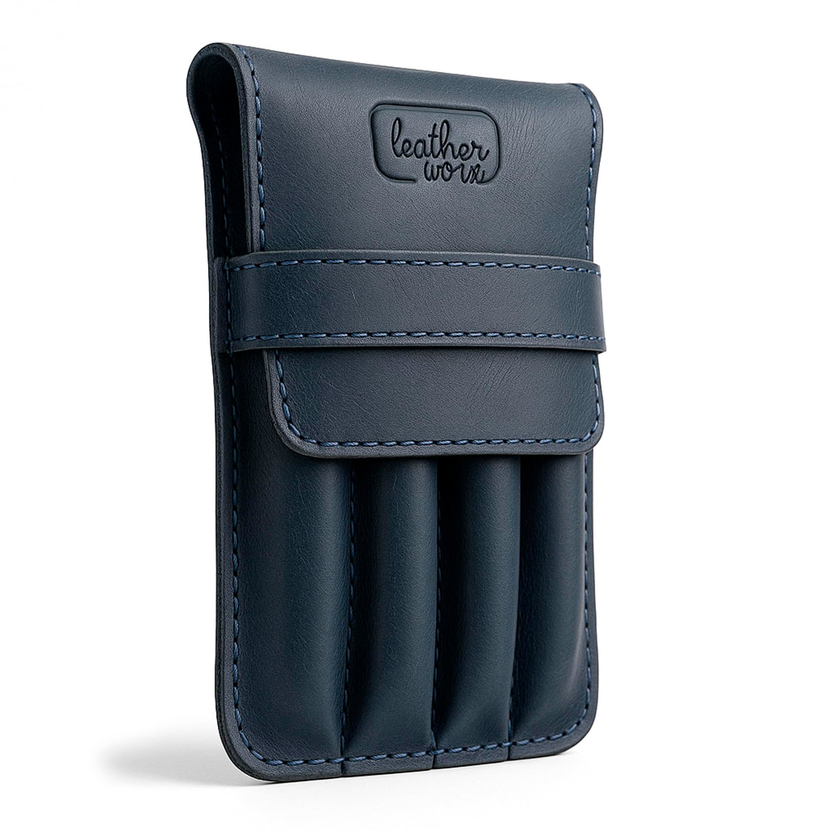 Leather Worx, Pen Holder, Pencil Case, Minimalist Style Holder, Classic Storage, Full Grain