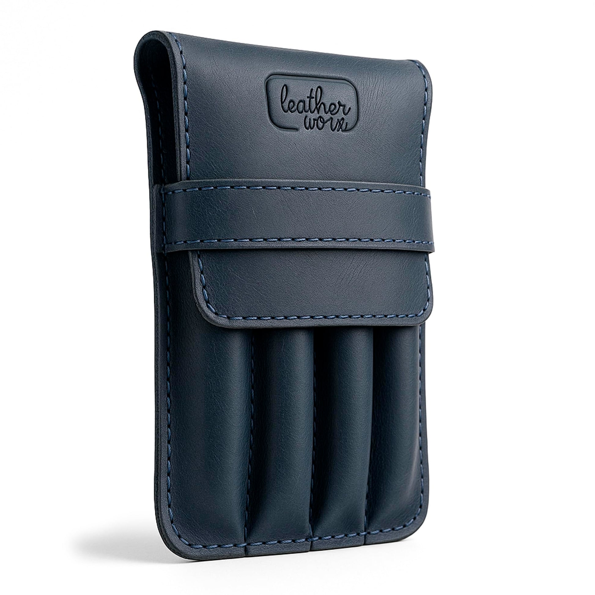 Leather Worx, Pen Holder, Pencil Case, Minimalist Style Holder, Classic Storage, Full Grain