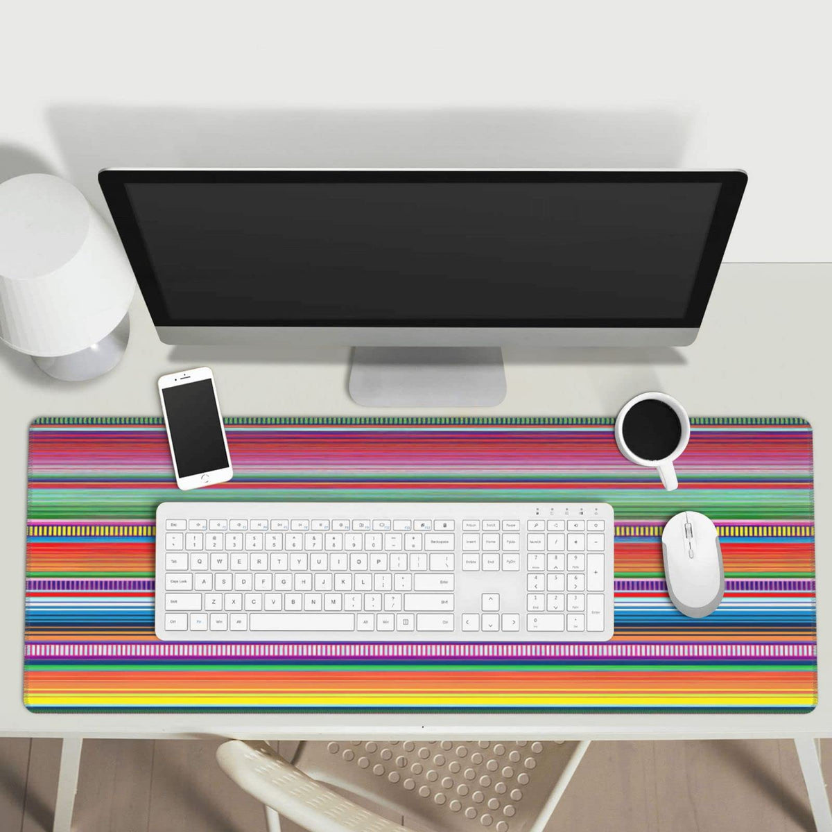Sigouyinei Extra Large Desk Pad 31.5x12in Office Gaming Non-Slip Mouse Pad