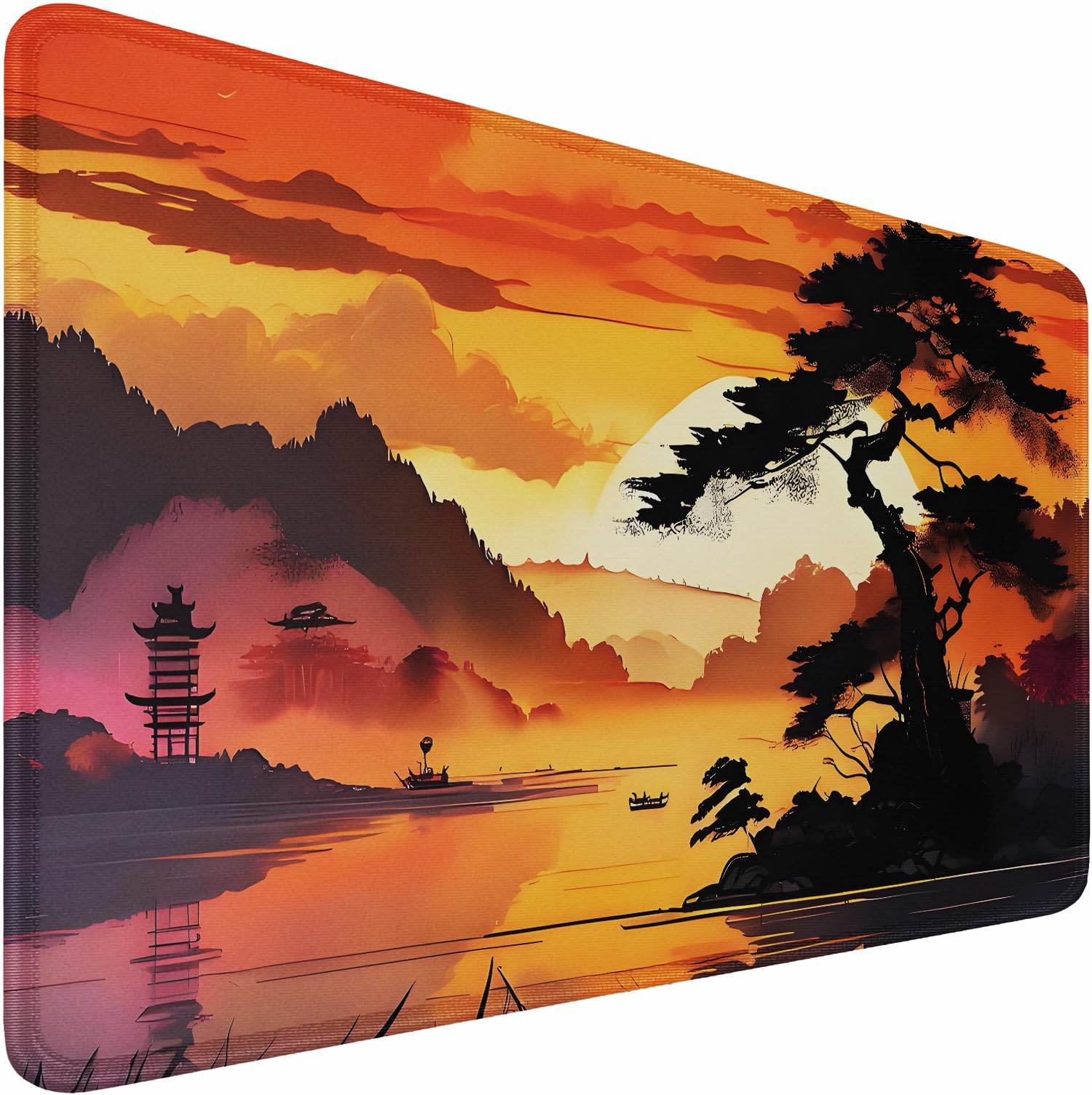Mouse Pad Gaming, 31.5x15.7 inch Large Extended Computer Keyboard Mouse Mat, Water Resist Non-Slip