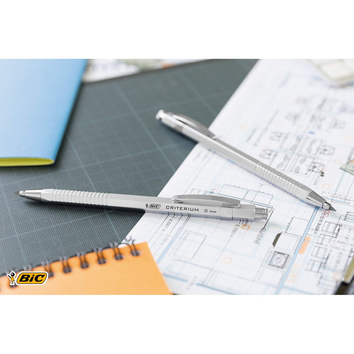 BIC Criterium 2mm Lead Mechanical Pencil - Silver