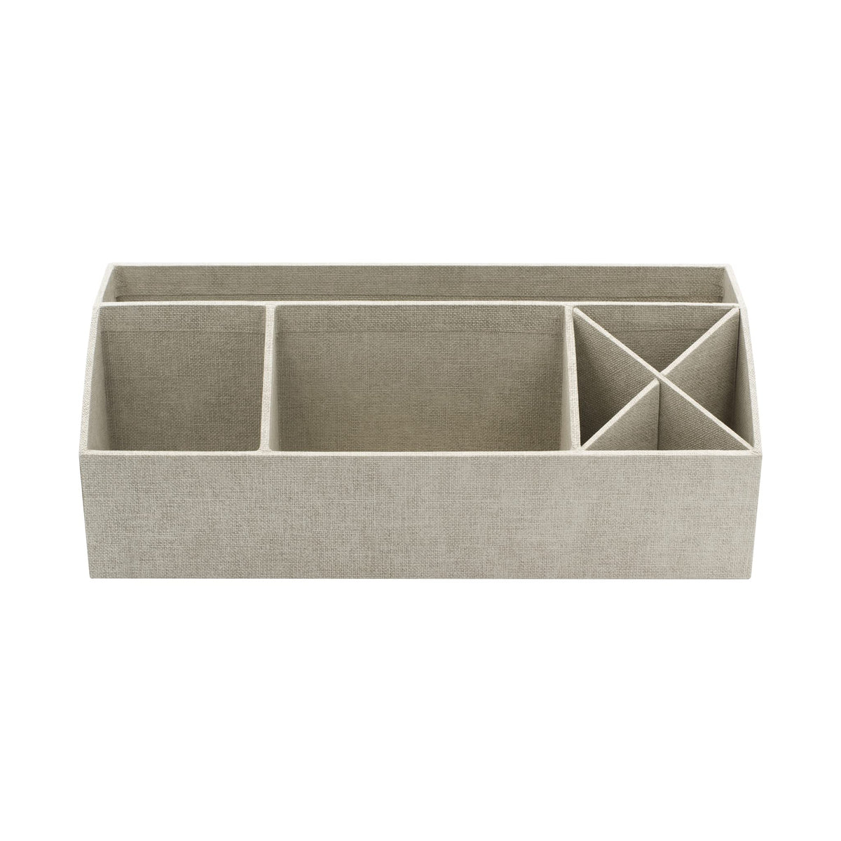Bigso Box of Sweden Desk Storage Organiser with 4 Compartments - Stationery Storage for Notes