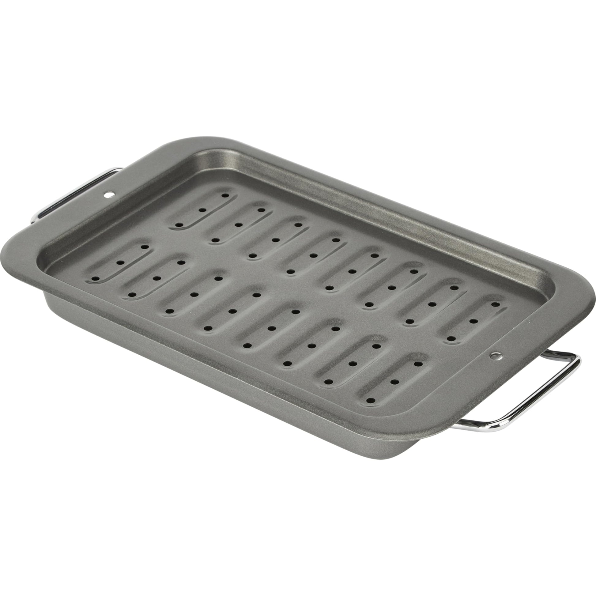 GoodCook Everyday Broiler Baking Pan with Built-in Handles Nonstick Warp-Resistant Heavy-Gauge