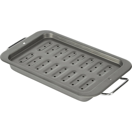 GoodCook Everyday Broiler Baking Pan with Built-in Handles Nonstick Warp-Resistant Heavy-Gauge