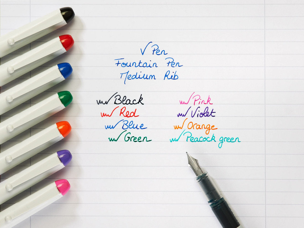Pilot Pen Disposable Fountain Pen - Black (Pack of 3)